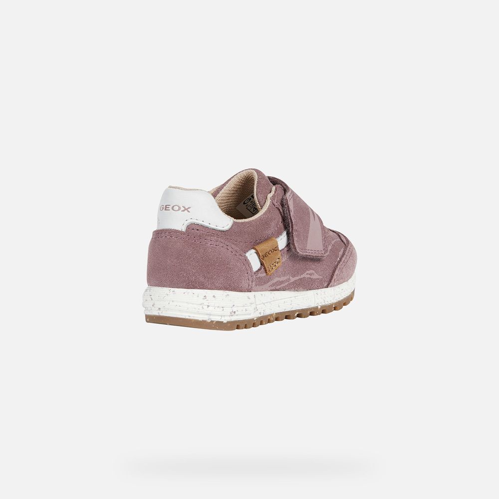 Geox Sneakers Pink Alben Girl - Geox Baby Shoes - EGWYMA967